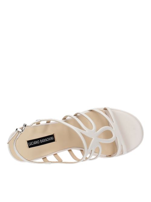 Sandali con zeppa in nappa LUCIANO BARACHINI | L156DOSSO